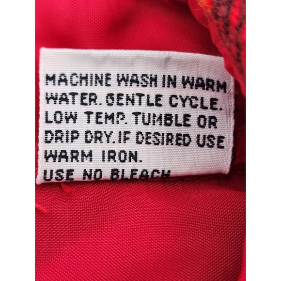 KP Vintage Plaid Flannel Lightweight Western Pearl Snap Acrylic Men's Size … - Picture 12 of 12